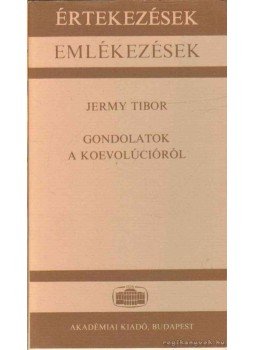 Jermy Tibor - Gondolatok a koevolúcióról Jermy Tibor - Gondolatok a koevolúcióról, 1987 antikvár könyv