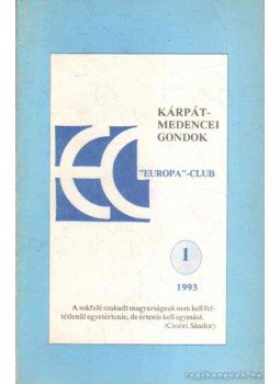 - Kárpát-medencei gondok - Kárpát-medencei gondok, 1993 antikvár könyv