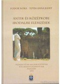 Fodor Nóra,Tóth Anna Judit - Antik és középkori irodalmi elemzések
