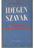 Sándor Kálmán - Idegen szavak