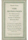 Theodor Storm - Vier erzählungen