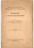 Várkonyi Hildebrand - Bevezetés a neveléslélektanba