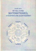 Horváth János - Mit kell tudnia matematikából a középiskolába jelentkezőknek?