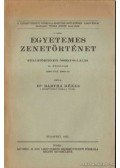 Dr. Bartha Dénes - Egyetemes zenetörténet