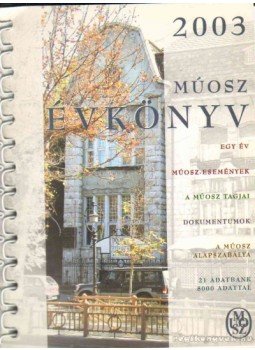 - MÚOSZ évkönyv 2003 - MÚOSZ évkönyv 2003, Budapest 2002 antikvár könyv