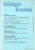 Kiss J. László - Külügyi szemle II. évf.  2003. 3.