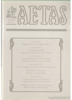 Vajda Zoltán - Aetas XIX. évf. 2004/3-4 Vajda Zoltán - Aetas XIX. évf. 2004/3-4, Szeged 2004 antikvár könyv