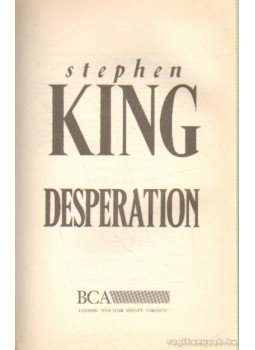 Stephen King - Desperation Stephen King - Desperation, 1996 antikvár könyv