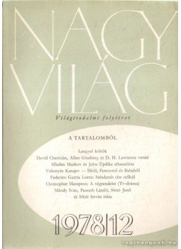 Kéry László - Nagyvilág 1978/12, Budapest 1978 antikvár könyv