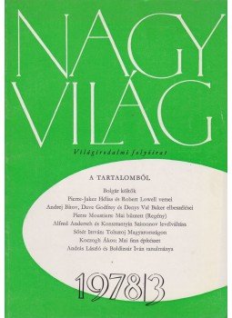 Kéry László - Nagyvilág 1978/3, Budapest 1978 antikvár könyv
