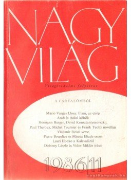 Kéry László - Nagyvilág 1986/11 Kéry László - Nagyvilág 1986/11, 1986 antikvár könyv