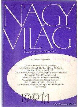 Kéry László - Nagyvilág 1991/1, Budapest 1991 antikvár könyv