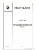 Dr. Horváth Imre - Szennyvíztechnológiai praktikum I.