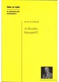 Scheller, Max - A filozófia lényegéről
