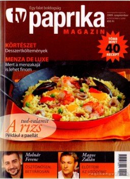 Zsigmond Gábor - TV paprika magazin 2009. szeptember Zsigmond Gábor - TV paprika magazin 2009. szeptember, Budapest 2009 antikvár könyv