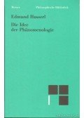 Husserl, Edmund - Die Idee der Phänomenologie