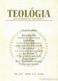 Vanyó László - Teológia XX. évf. 1-2. szám