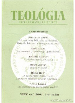 Vanyó László - Teológia XXXV. évf. 3-4. szám Vanyó László - Teológia XXXV. évf. 3-4. szám, 2001 antikvár könyv