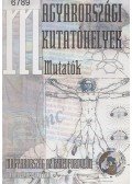Glatz Ferenc - Magyarországi kutatóhelyek - Mutatók