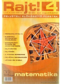 Dinai Pál (főszerk.) - Rajt! 4. - matematika Dinai Pál (főszerk.) - Rajt! 4. - matematika, 2001 antikvár könyv