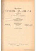Fazekas Ferenc - Műszaki matematikai gyakorlatok A. VI-X.