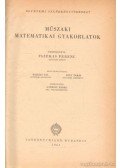 Fazekas Ferenc - Műszaki matematikai gyakorlatok A I-III.