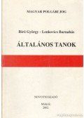 Lenkovics Barnabás,Bíró György - Általános tanok