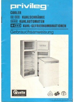 - Privileg cooler - Privileg cooler, 1978 antikvár könyv