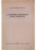 Varga Sándor Frigyes - A Gutenberg-Gesellschaft újabb évkönyvei