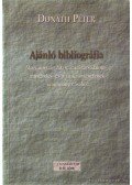 Donáth Péter - Ajánló bibliográfia