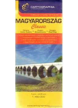 - Magyarország Classic térkép (1:450 000) - Magyarország Classic térkép (1:450 000), Budapest 2011 antikvár könyv