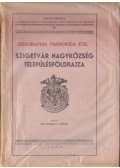 Szentirmay Tibor - Szigetvár nagyközség településföldrajza