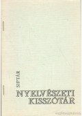 Siptár Péter - Nyelvészeti kisszótár