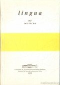 Eördögh Miklós (szerk.),Bradean-Ebinger, Nelu - Lingua 802/803