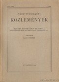 Lakó György - Nyelvtudományi közlemények 62. kötet