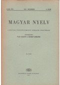 Benkő Loránd,Pais Dezső - Magyar nyelv 1967. december