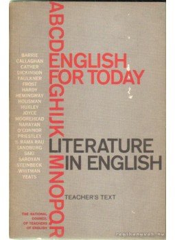 Cook, Luella B. (szerk.) - Literature in English Cook, Luella B. (szerk.) - Literature in English, 1964 antikvár könyv