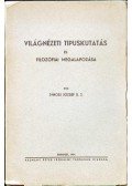 Jánosi József - Világnézeti tipuskutatás és filozófiai megalapozása