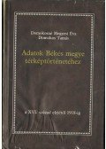 Domokos Tamás,Domokosné Megyesi Éva - Adatok Békés megye térképtörténetéhez