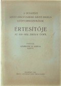 Szombathy M. Aurélia - A Budapesti Szent Orsolya-rend Szent Angela leánygimnáziumának értesítője az 1931-1932. iskolai évről