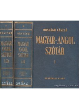 Országh László - Magyar-angol szótár I-II. Országh László - Magyar-angol szótár I-II., Budapest 1969 antikvár könyv