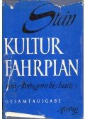 Stein, Werner - Kulturfahrplan
