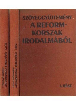Csetri Lajos, Wéber Antal - Szöveggyűjtemény a reformkorszak irodalmából I-II. Csetri Lajos, Wéber Antal - Szöveggyűjtemény a reformkorszak irodalmából I-II., Budapest 1981 antikvár könyv