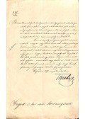 Gróf Tisza Lajos - Gróf Tisza Lajos autográf, aláírt levele 'Szeged sz. kir. város közönségének' 1879-ből.