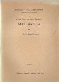 Csatár Györgyné,Csató Tamásné - Matematika I/8.