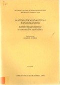 Ambrus András - Matematikadidaktikai tanulmányok
