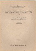 Benkő Pálné,Diószegi Ferencné,Serény György - Matematikai feladattár II.