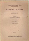 Monostory Iván (szerk.) - Matematika példatár