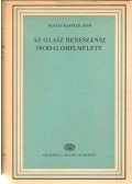 Koltay-Kastner Jenő - Az olasz reneszánsz irodalomelmélete