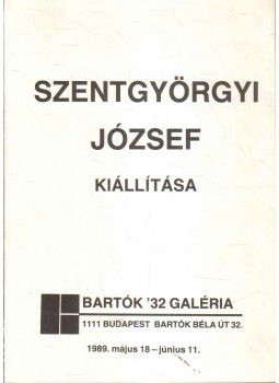Rideg Gábor - Szentgyörgyi József kiállítása Rideg Gábor - Szentgyörgyi József kiállítása, 1989 antikvár könyv